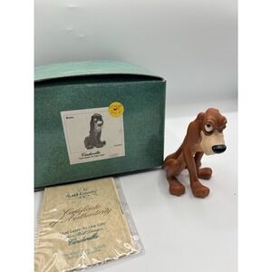 Disney WDCC Cinderella's Bruno "Just Learn To Like Cats" in box COA